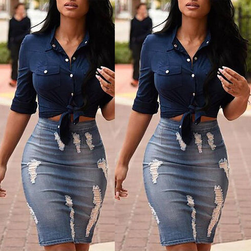 Street Wear Skirt Women's Straight Pencil Skirt - ROUTINE FASHION